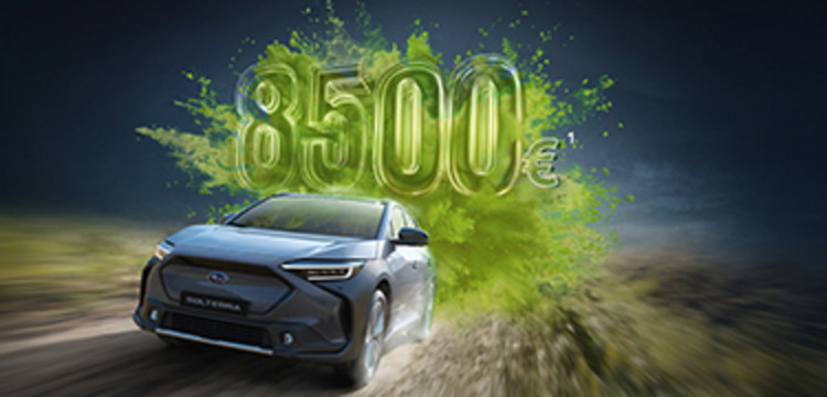 Action Umwelt-Paket sichern: Subaru SOLTERRA mit Umweltbonus<sup>1</sup>